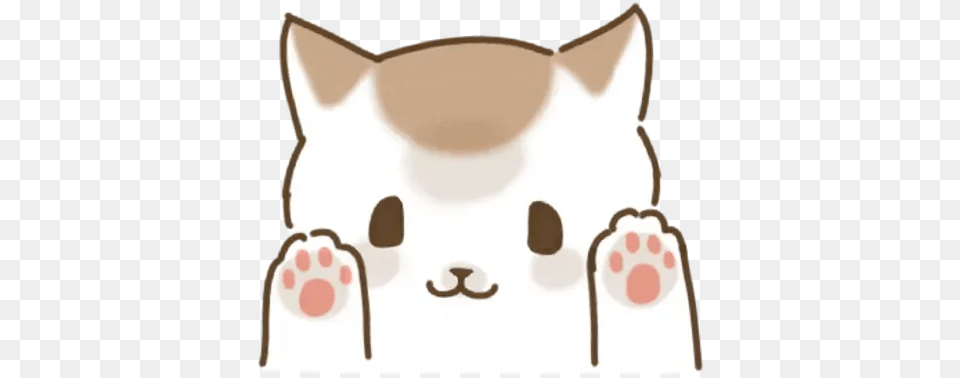 Ogawa Neko Whatsapp Stickers Stickers Cloud Neko Stickers, Animal, Cat, Mammal, Pet Free Png Download