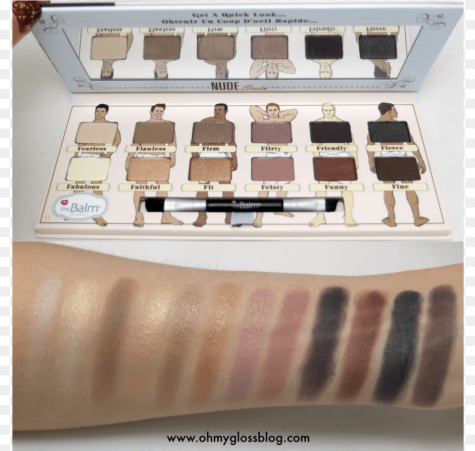 Ogo Balm Nude Dude Eyeshadow Palette, Adult, Person, Woman, Female Free Png Download