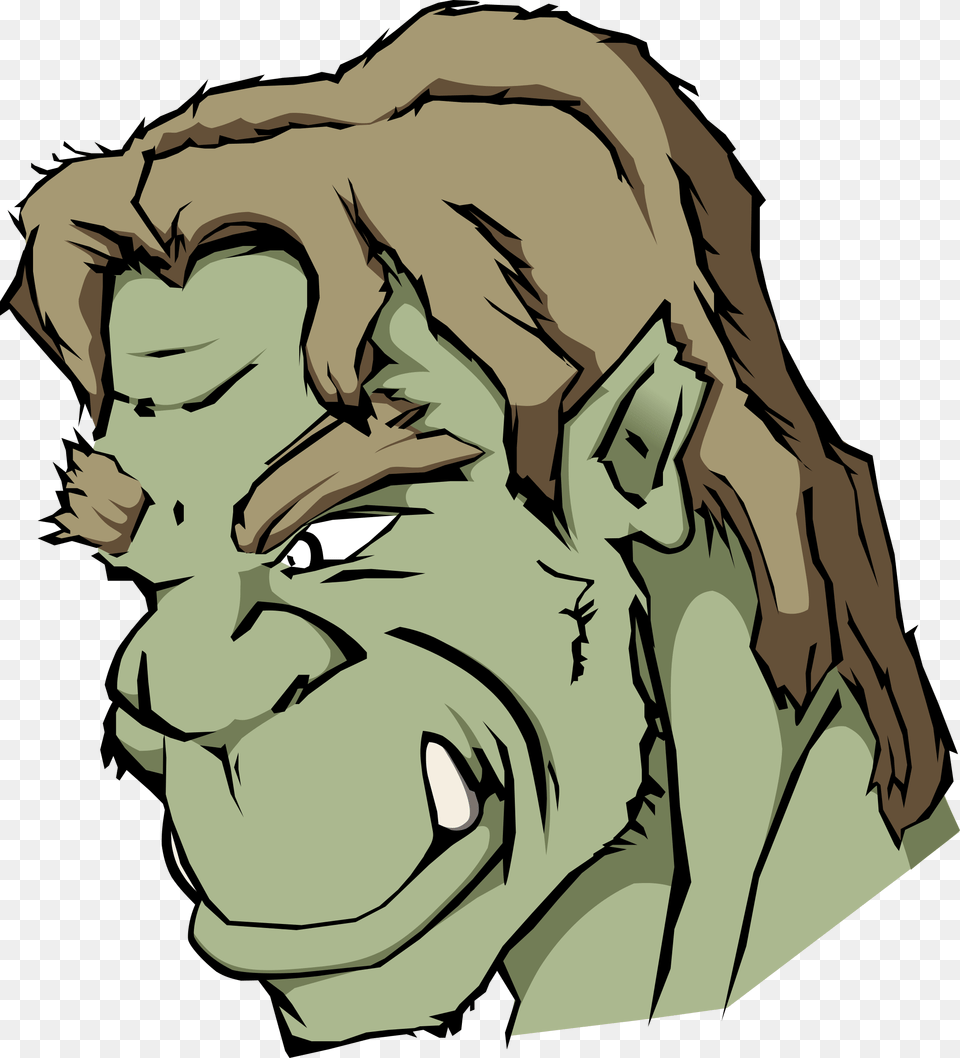 Ogre, Art, Person, Drawing, Head Png Image