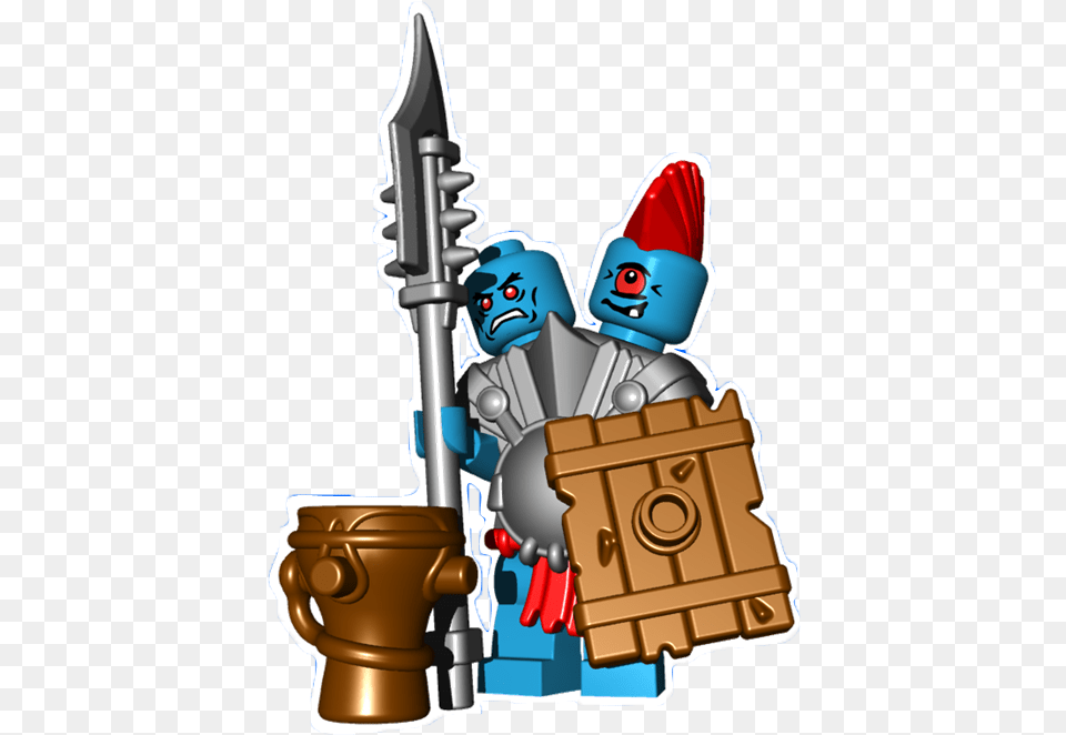 Ogre Brick Warriors Minifigure Pack Cartoon, Cannon, Weapon, Face, Head Free Png Download