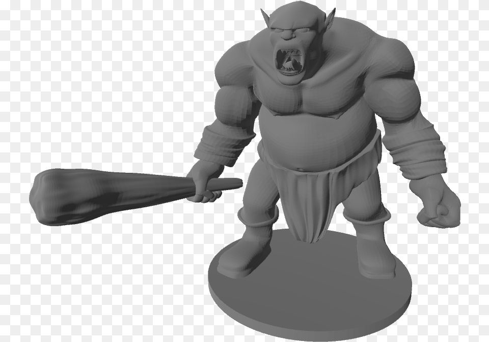 Ogre Figurine Figurine, People, Person, Mortar Shell, Weapon Free Transparent Png