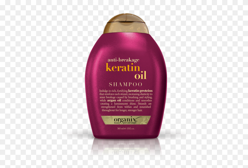 Ogx Anti Breakage Keratin Oil Shampoo 385ml Image Perfume, Bottle Free Transparent Png