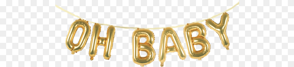 Oh Baby Gold Balloons, Accessories, Jewelry, Necklace, Bronze Free Png