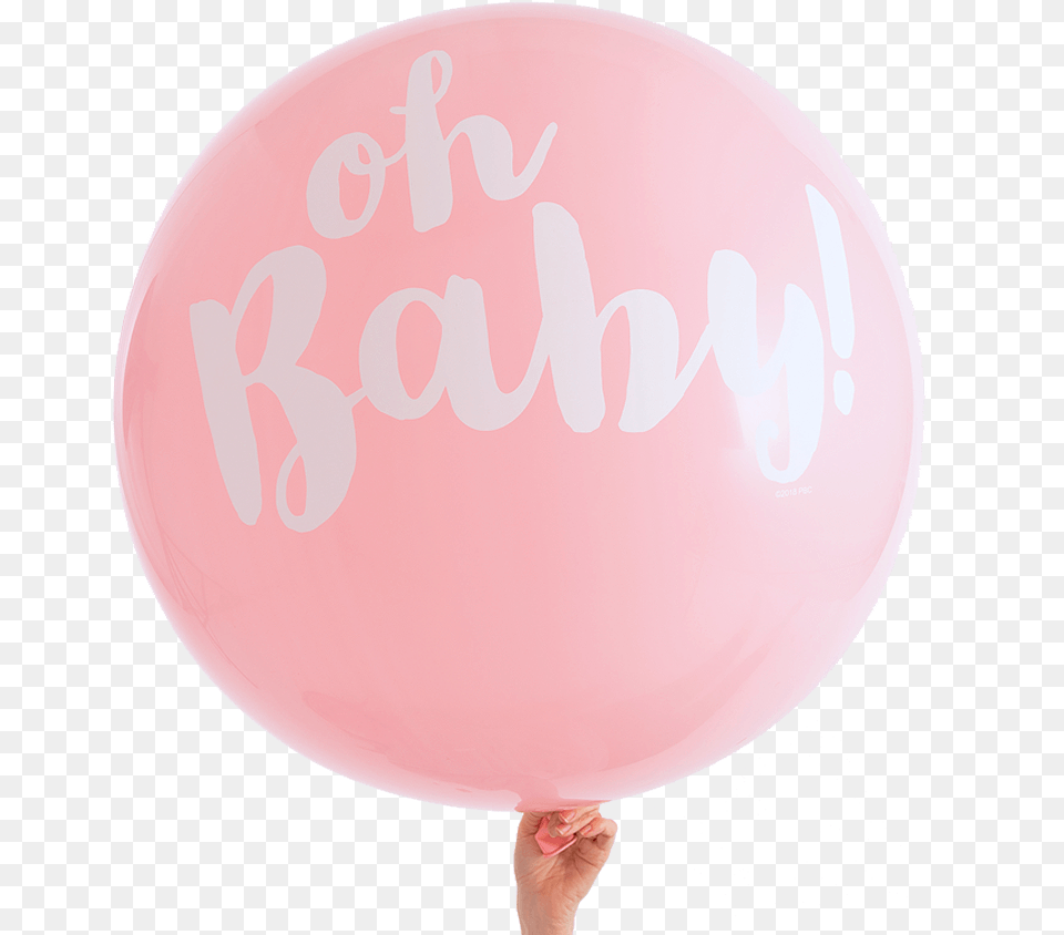 Oh Baby Pink 3 Foot Balloon Balloon Free Png