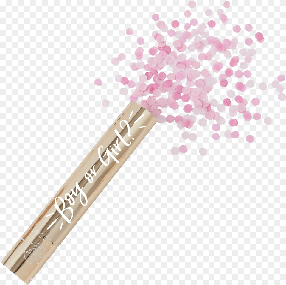 Oh Baby Pink Gender Reveal Confetti Shooter Pink Confetti, Flower, Plant, Cricket, Cricket Bat Free Png Download