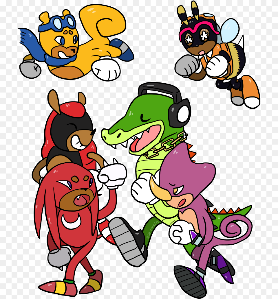 Oh Boy Oh Boy I Love Me Those Chaotix Folks Cartoon, Baby, Person, Face, Head Free Transparent Png