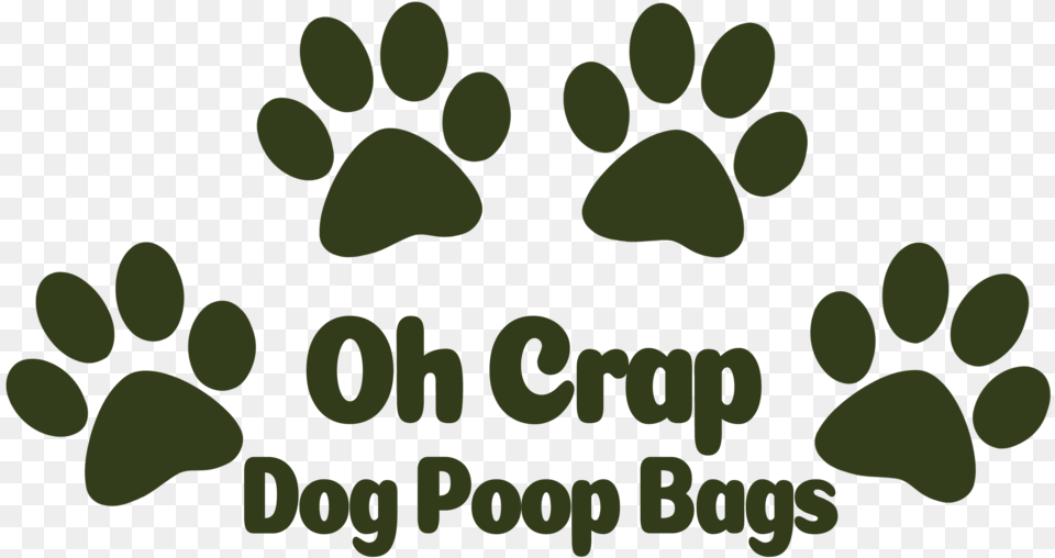 Oh Crap Dog Poop Bags Dog First Christmas Ornament, Green, Footprint Free Png Download