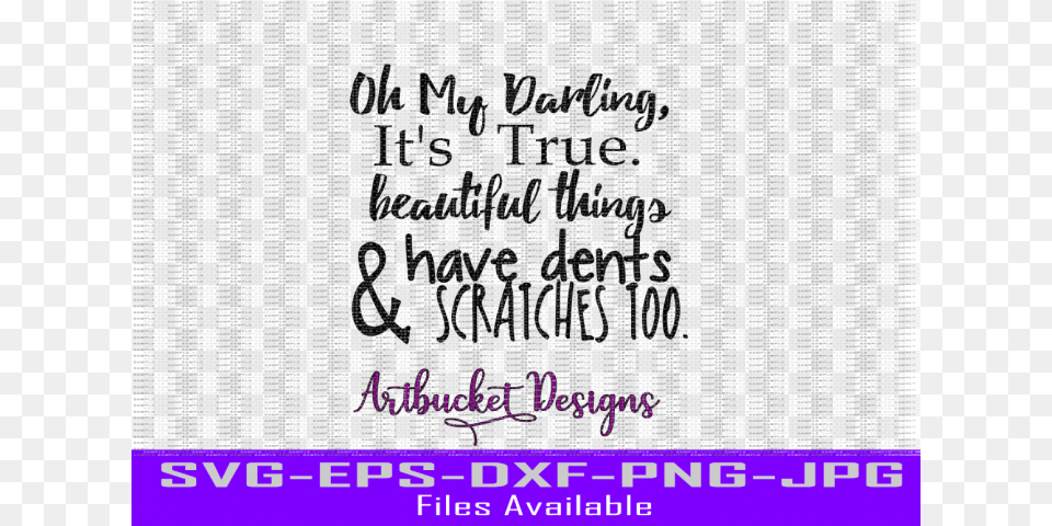 Oh My Darling Cutfile By Artbucket Designs Imaginarium Goods Cmg11 Igc Good Good Things Shown, Home Decor, Handwriting, Text, Calligraphy Free Png Download