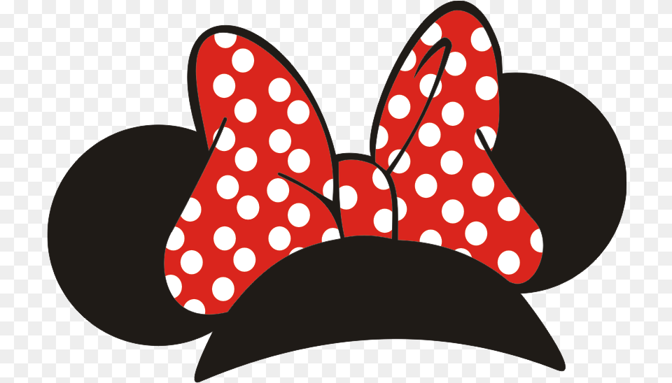Oh My Fiesta In English So Precious Mickey And Minnie Minnie Mouse Ribbon Red, Pattern, Polka Dot Free Png