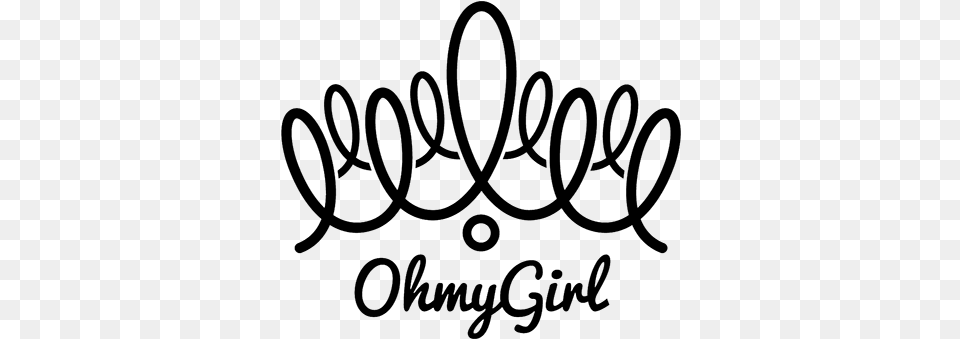 Oh My Girl Oh My Girl Logo, Gray Free Transparent Png