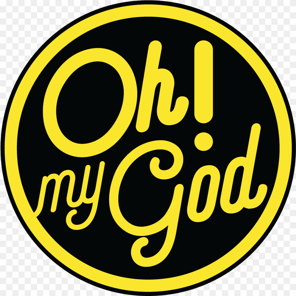 Oh My God Circle, Logo, Text Free Png