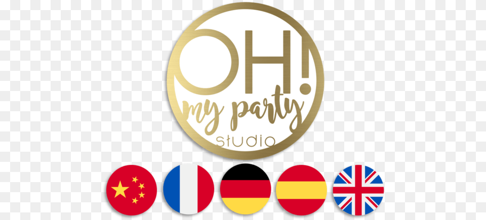 Oh My Party Studio Circle, Logo, Astronomy, Moon, Nature Free Png