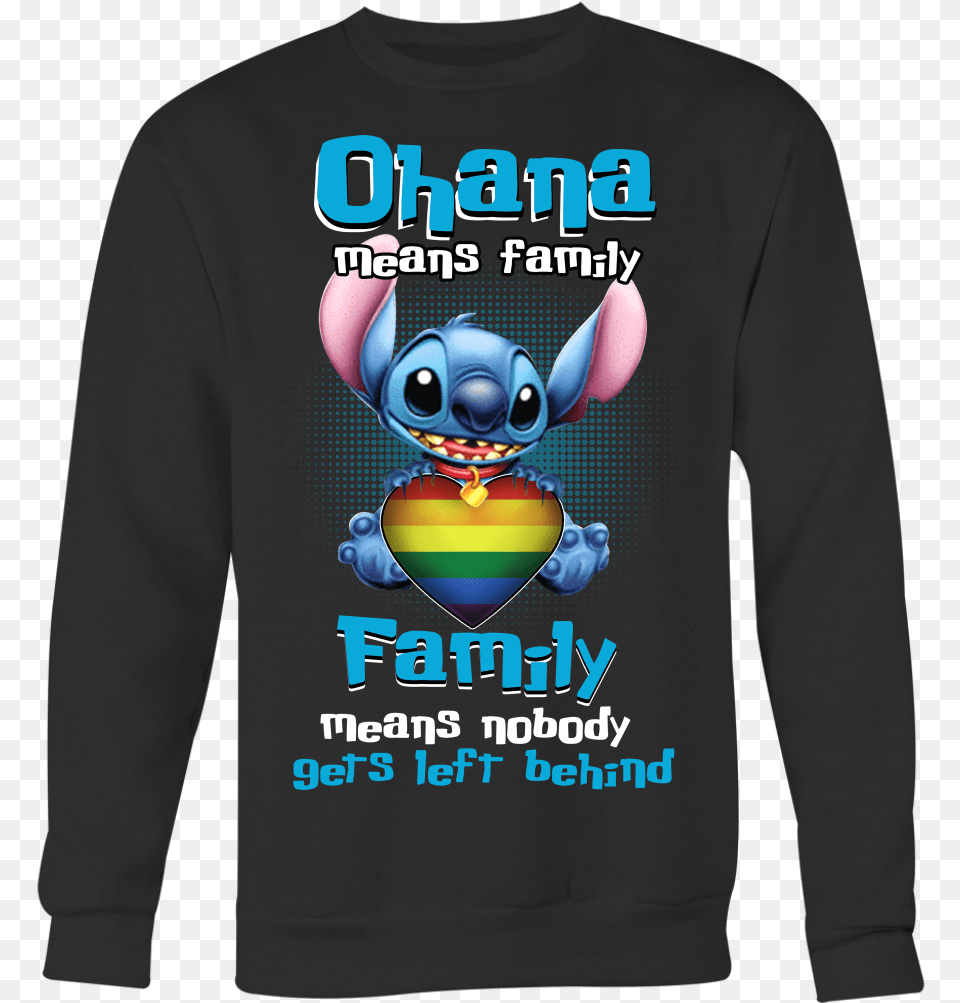 Ohana Means Family Shirts Stitch Shirts Lgbt Shirts Lilo And Stitch Soundtrack, T-shirt, Clothing, Long Sleeve, Sleeve Free Png Download