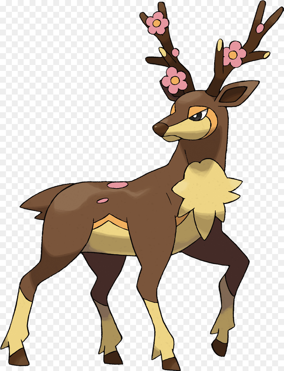 Ohhh New Guy Huh Sawsbuck Pokemon, Animal, Deer, Mammal, Wildlife Free Png Download