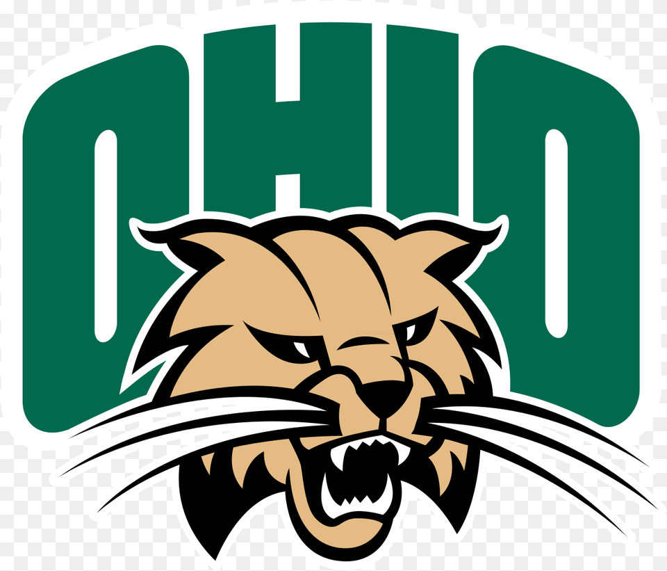 Ohio Bobcats Logo, Animal, Lion, Mammal, Wildlife Png
