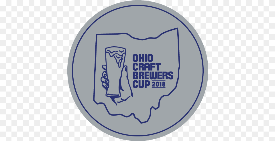 Ohio Craft Brewers Cup Medals, Glass, Disk Png Image
