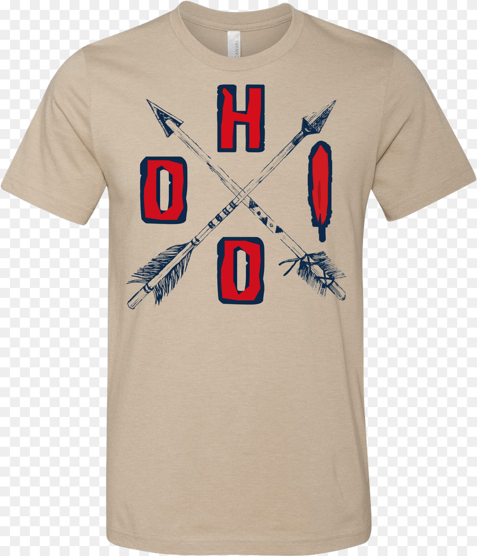 Ohio Crossed Tribal Arrows Tee Emblem, Clothing, T-shirt, Shirt Free Png