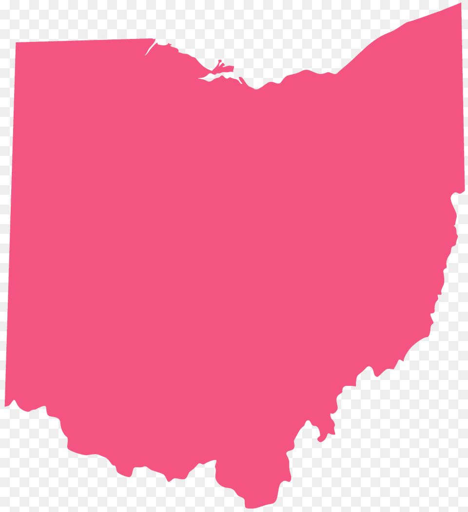 Ohio Map Silhouette Free Png