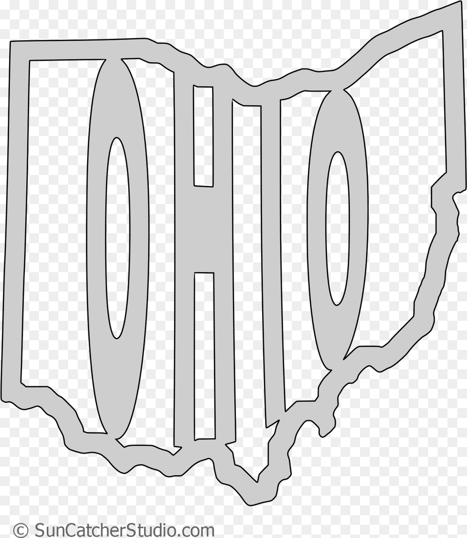 Ohio Outline, Text, Stencil, Logo Png