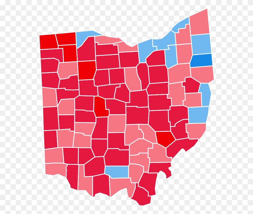 Ohio Presidential Election Results Png Image