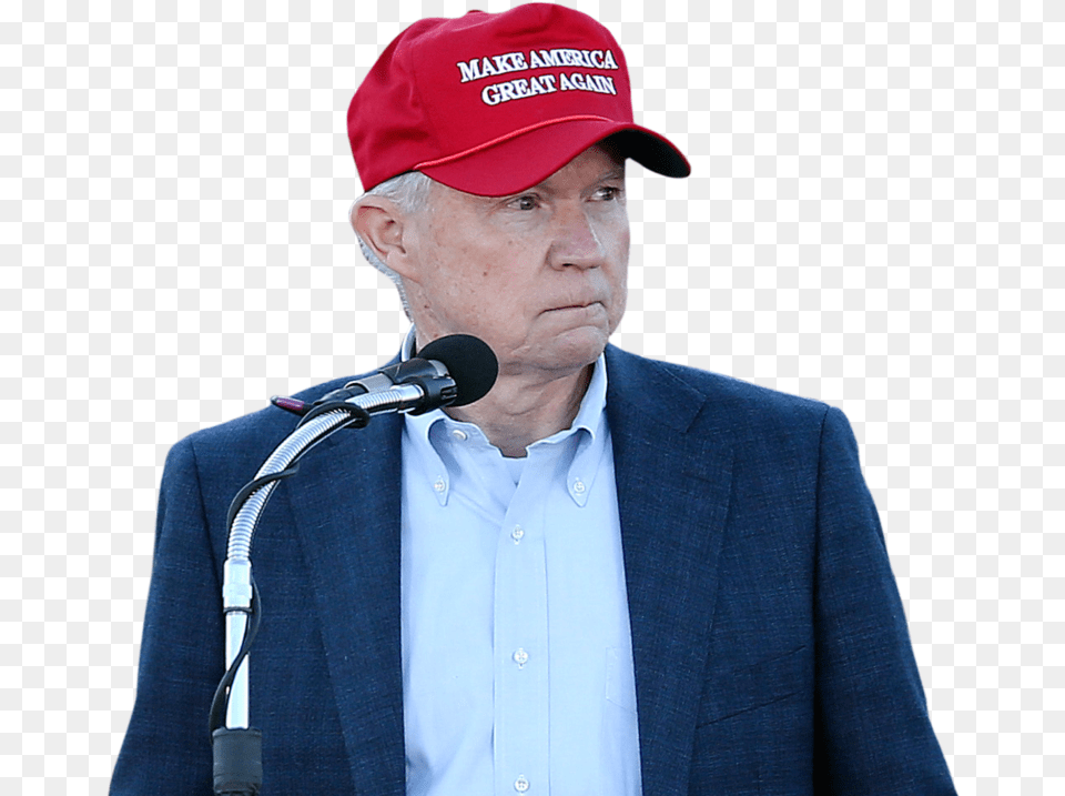 Ohio Senator Will Oppose Sessions As Attorney General Jeff Sessions Transparent Background, Adult, Person, People, Microphone Png Image