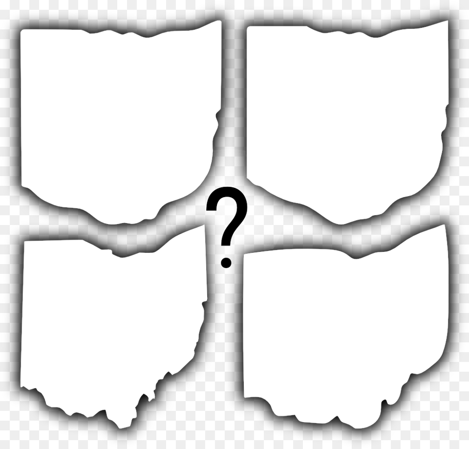 Ohio Shape Picture Black And White Library Shape Of Ohio, Cross, Symbol, Stencil, Baby Free Png Download