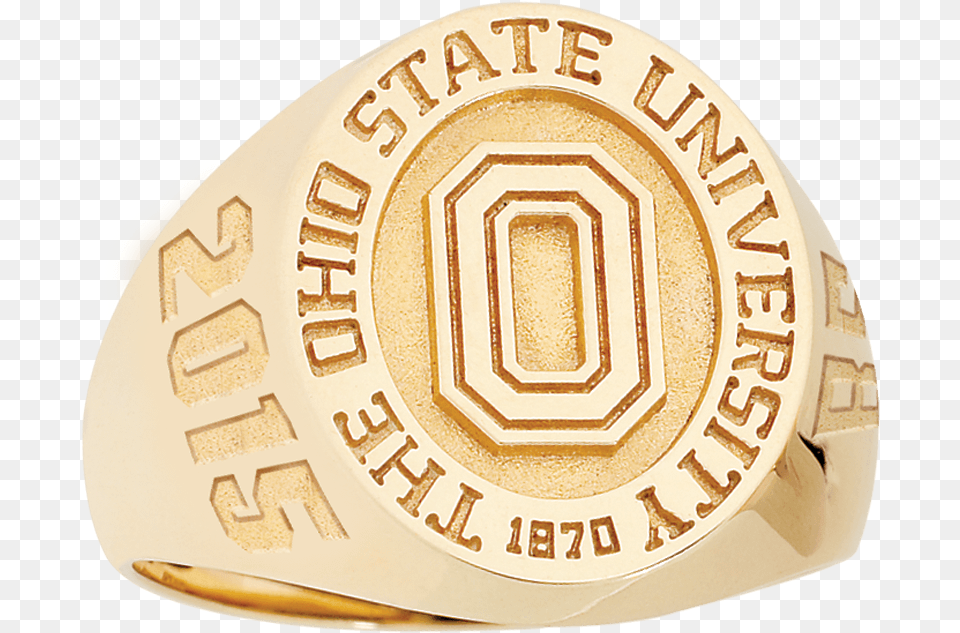 Ohio State Buckeye Ring Gold Signet, Accessories, Jewelry Free Png