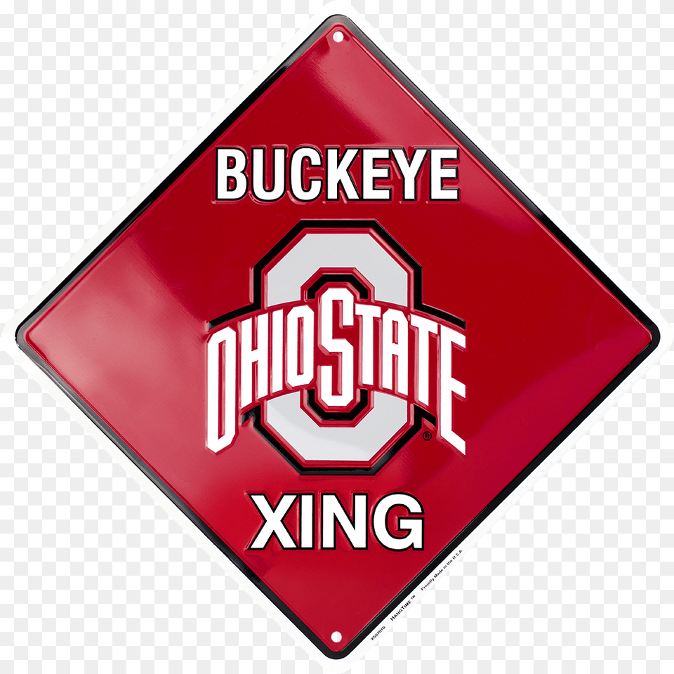 Ohio State Buckeyes Football Flag Download The Ohio State University, Sign, Symbol, Road Sign Free Transparent Png