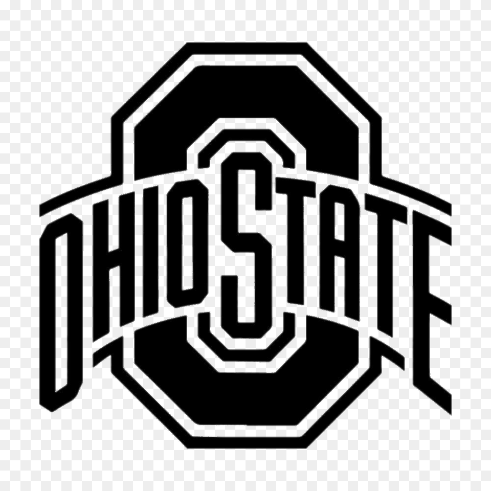 Ohio State Buckeyes Logo Black And White, Ammunition, Grenade, Weapon, Symbol Png
