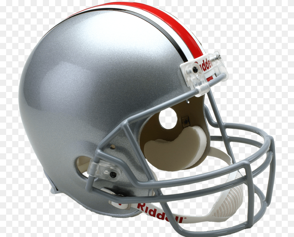 Ohio State Buckeyes Ncaa Replica Full Size Helmet Ohio State Buckeyes Full Size Replica Football Helmet, American Football, Football Helmet, Sport, Person Free Png