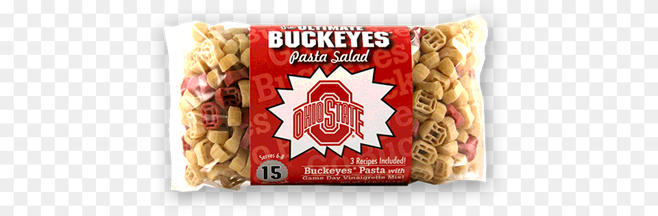 Ohio State Buckeyes Pasta Salad Logo Shaped Pasta, Food, Snack, Dynamite, Weapon Free Png