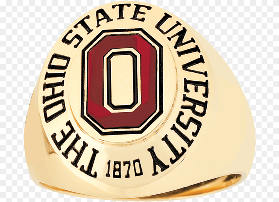 Ohio State Class Ring, Accessories, Badge, Logo, Symbol Free Png
