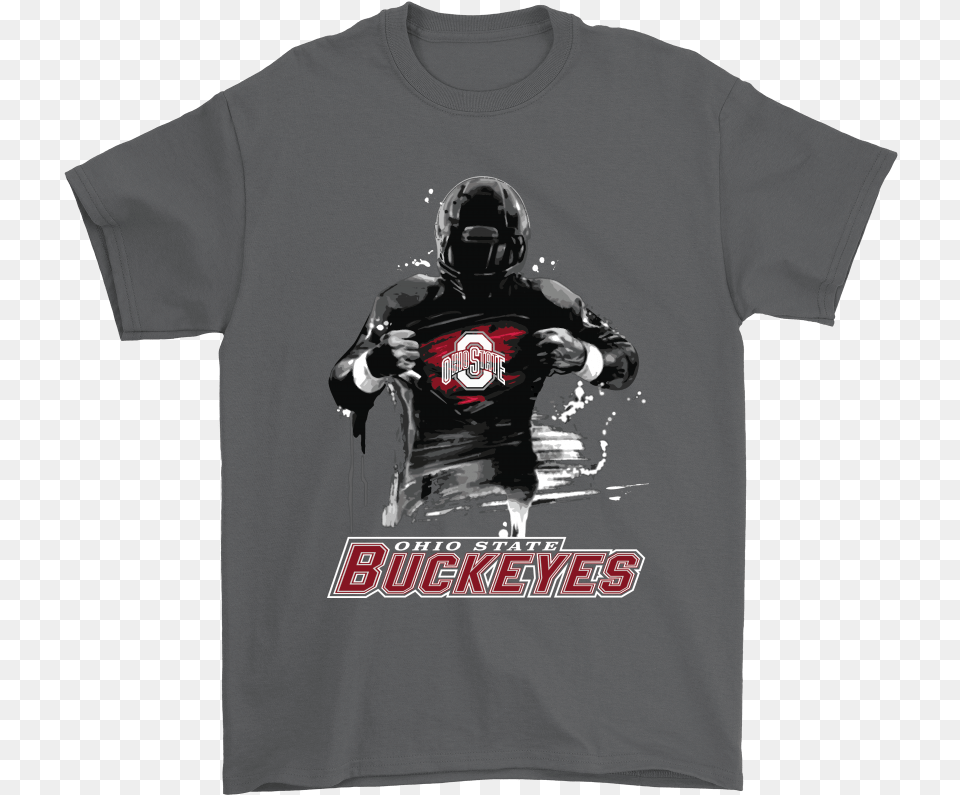 Ohio State Football Jersey T Shirt Louis Vuitton Mimi Mouse, Clothing, T-shirt, Helmet, Adult Free Png Download