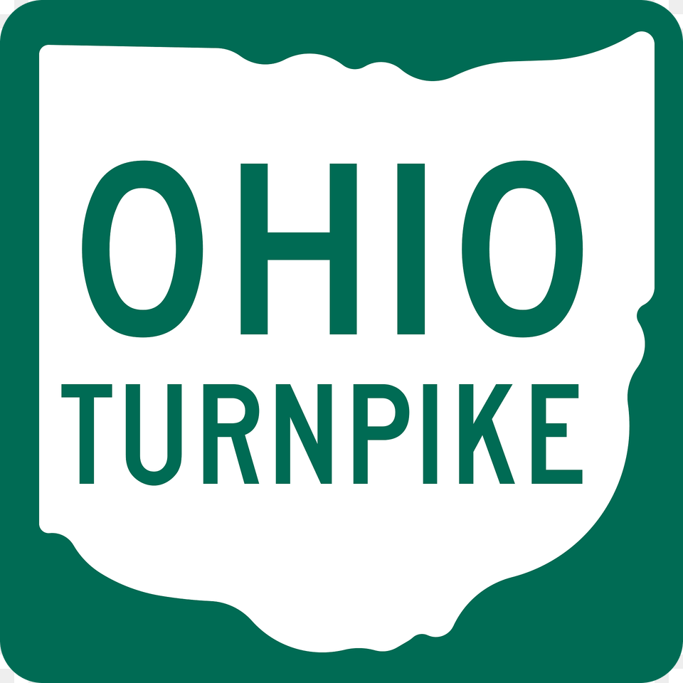 Ohio Turnpike Shield Clipart, Logo, Text Free Transparent Png