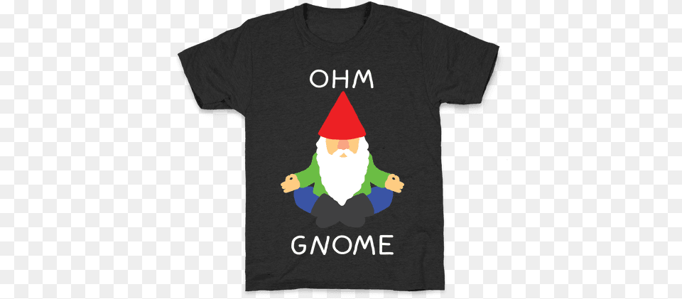 Ohm Gnome Kids T Shirt Gnome Puns, Clothing, T-shirt, Baby, Hat Free Png Download