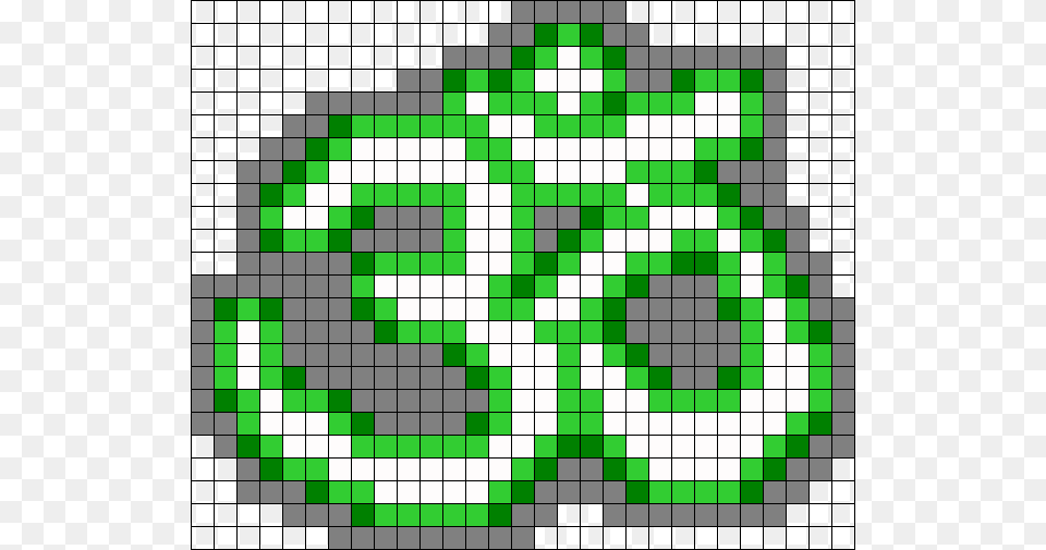 Ohm Perler Bead Om, Green, Chess, Game Free Png