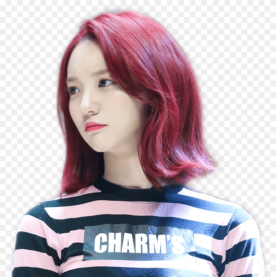 Ohmygirl Binnie Oh My Girl Red Hair, Adult, Face, Female, Head Png Image