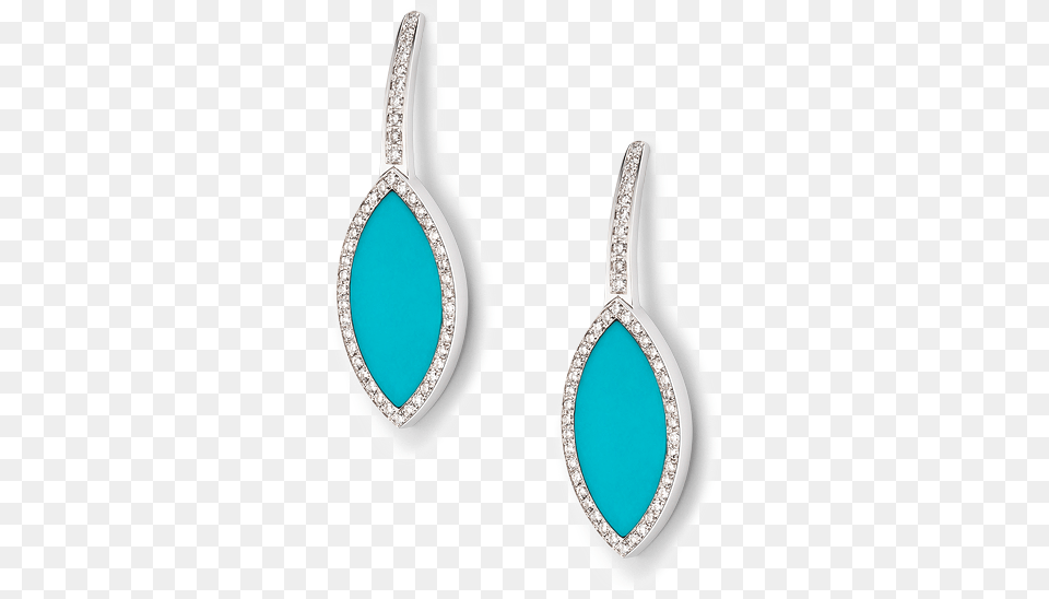 Ohrringe Mit Trkis Weissgold, Accessories, Earring, Jewelry, Turquoise Png Image