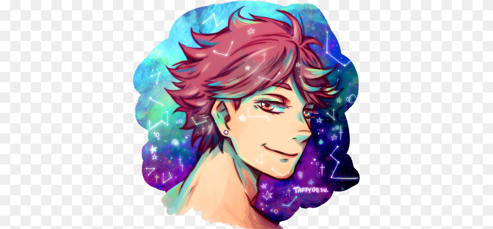 Oikawa The Star Catcher Haikyuu Star Children Au With Instagram, Graphics, Art, Person, Woman Png Image