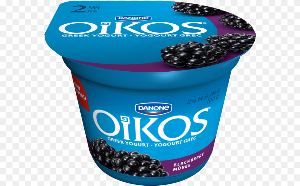 Oikos Greek Yogurt Banana, Berry, Dessert, Food, Fruit Png Image