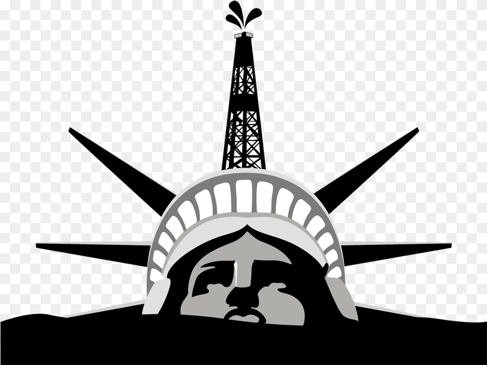Oil And Gas Money Is Choking Our Democracy Illustration, Tower, Architecture, Building, Spire Free Transparent Png