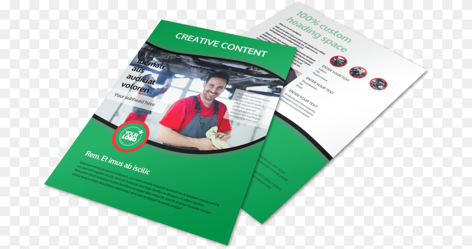 Oil Change Service Flyer Template Preview Slimming Products Brochures, Advertisement, Poster, Adult, Male Free Png Download