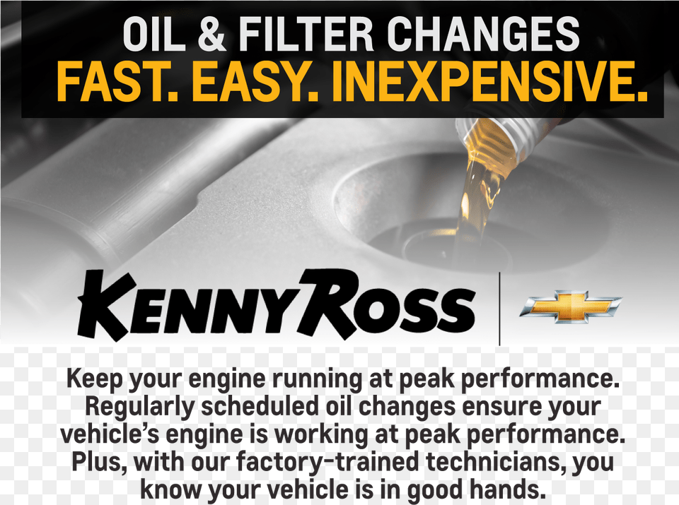Oil Change Special Kenny Ross, Advertisement, Poster, Food Png