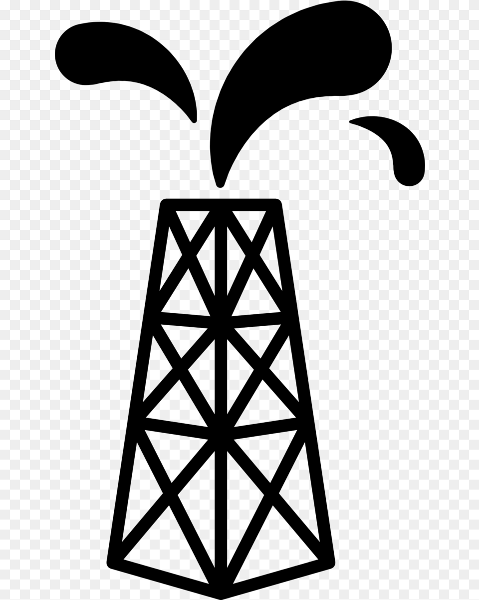 Oil Drilling Icon Clipart Oil Drilling Icon, Gray Free Png Download