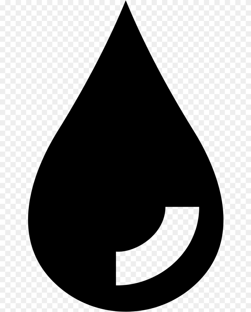 Oil Icon, Gray Free Png Download