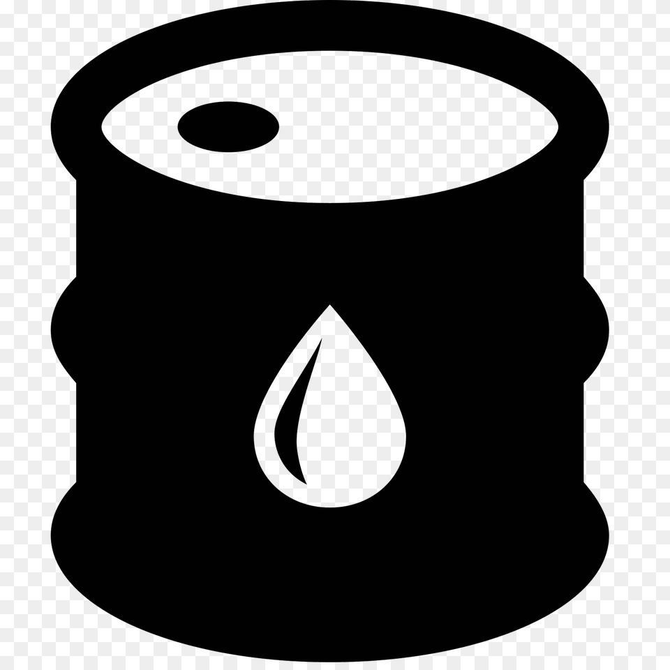 Oil Industry Icon, Gray Png
