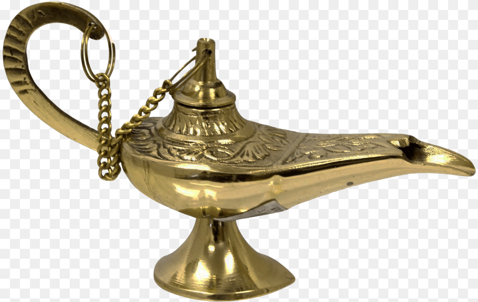 Oil Lamp, Bronze, Smoke Pipe Free Png