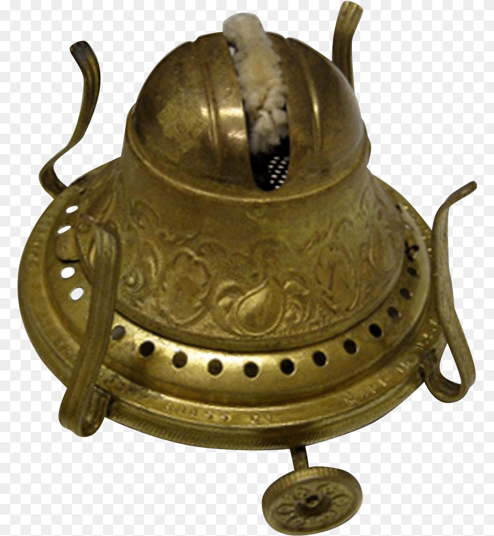 Oil Lamp Burner, Bronze, Machine, Wheel Free Png