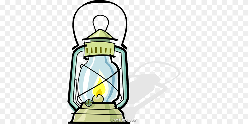Oil Lantern Royalty Vector Clip Art Illustration, Lamp, Device, Grass, Lawn Free Transparent Png