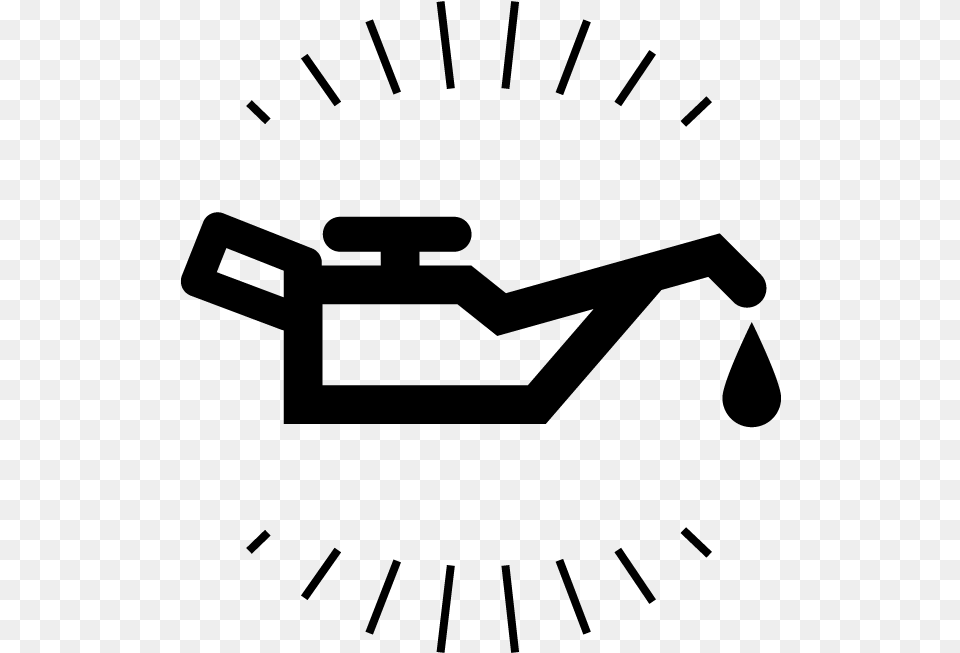 Oil Light Low Oil Pressure Symbol, Gray Free Png